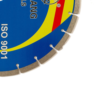 ब्लेड ग्रेनाइट, संगमरमर, कंक्रीट और ईंट के लिए हॉट प्रेस 350 × 2.2 / 3.2 × 10 × 25.4 × 24T निसादित खंडित हीरा