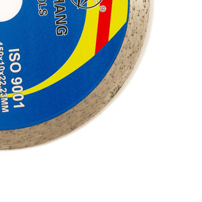 सामान्य प्रयोजन, सिरेमिक, संगमरमर और कंक्रीट के लिए 6 इंच '150 × 1.4 / 2.0 × 10 × 22.23 मिमी हॉट प्रेस डायमंड टाइल देखा ब्लेड