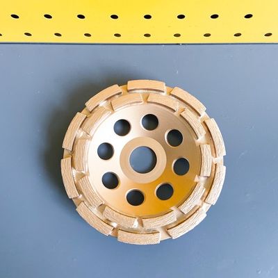 115 मिमी 4-1 / 2 इंच। स्टोन डबल डायमंड कप के लिए डबल रो डायमंड कप व्हील