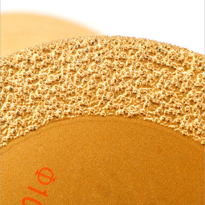 कास्ट आयरन मार्बल मेटल स्टेनलेस स्टील फायर इमरजेंसी काटने के लिए 125 × 1.4 / 2.2 × 10 × 22.23 मिमी वैक्यूम ब्रेज़्ड डायमंड सॉ ब्लेड