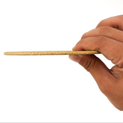 कास्ट आयरन मार्बल मेटल स्टेनलेस स्टील फायर इमरजेंसी काटने के लिए 150 × 1.6 × 10 × 22.23 मिमी वैक्यूम ब्रेज़्ड डायमंड सॉ ब्लेड