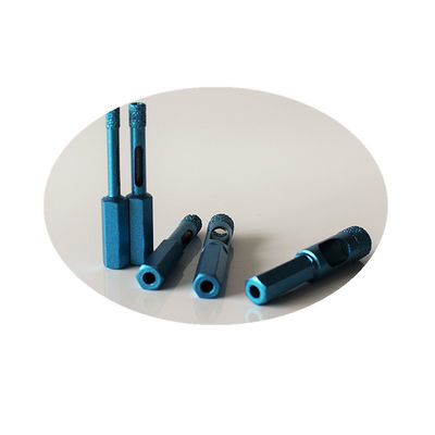 उच्च गुणवत्ता वाले लंबे जीवन के साथ गनाइट टाइल चीनी मिट्टी के बरतन संगमरमर ड्रिल बिट्स के लिए 8 * 65 * 10 मिमी ड्राई डायमंड कोर ड्रिल बिट्स