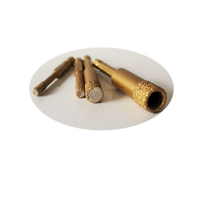 उच्च गुणवत्ता वाले लंबे जीवन के साथ गनाइट टाइल चीनी मिट्टी के बरतन संगमरमर ड्रिल बिट्स के लिए 10 * 65 * 10 मिमी सूखी डायमंड कोर ड्रिल बिट्स