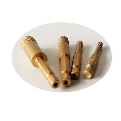 उच्च गुणवत्ता वाले लंबे जीवन के साथ गनाइट टाइल चीनी मिट्टी के बरतन संगमरमर ड्रिल बिट्स के लिए 10 * 65 * 10 मिमी सूखी डायमंड कोर ड्रिल बिट्स